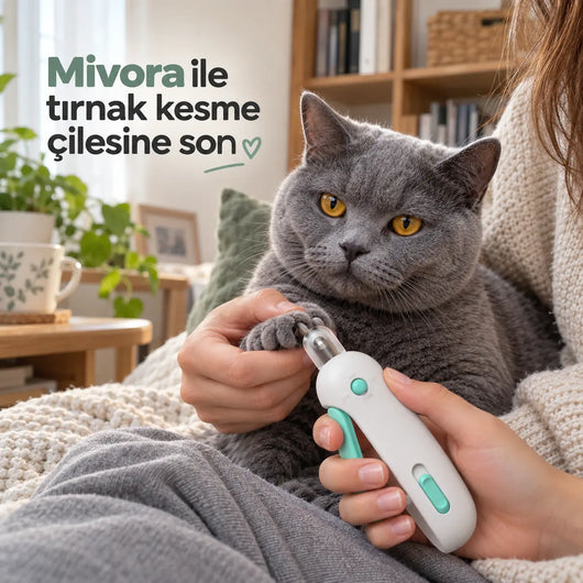Mivora PawTrim Ayarlanabilir Kedi ve Köpek Tırnak Makası