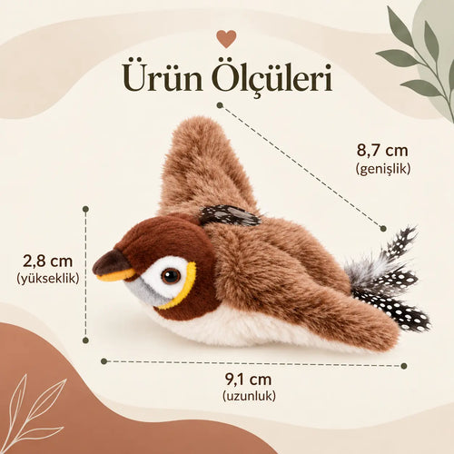 Mivora AvcıKuş™ Hareketli Kedi Oyuncağı