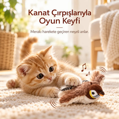 Mivora AvcıKuş™ Hareketli Kedi Oyuncağı